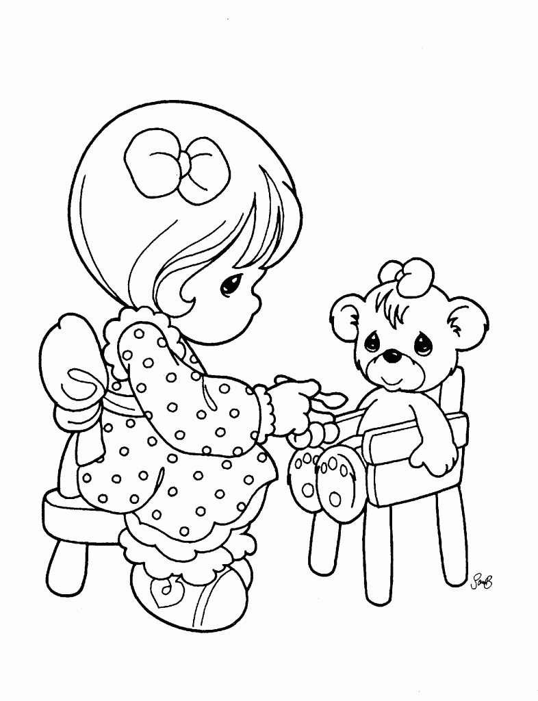 Precious Moments Coloring Book Pages