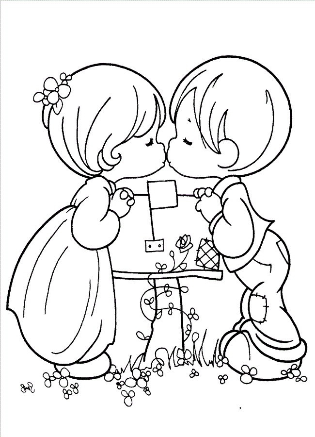 Precious Moments Coloring Pages Images