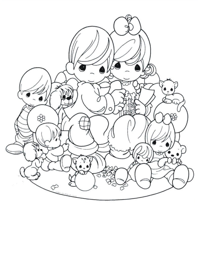 Precious Moments Disney Coloring Pages