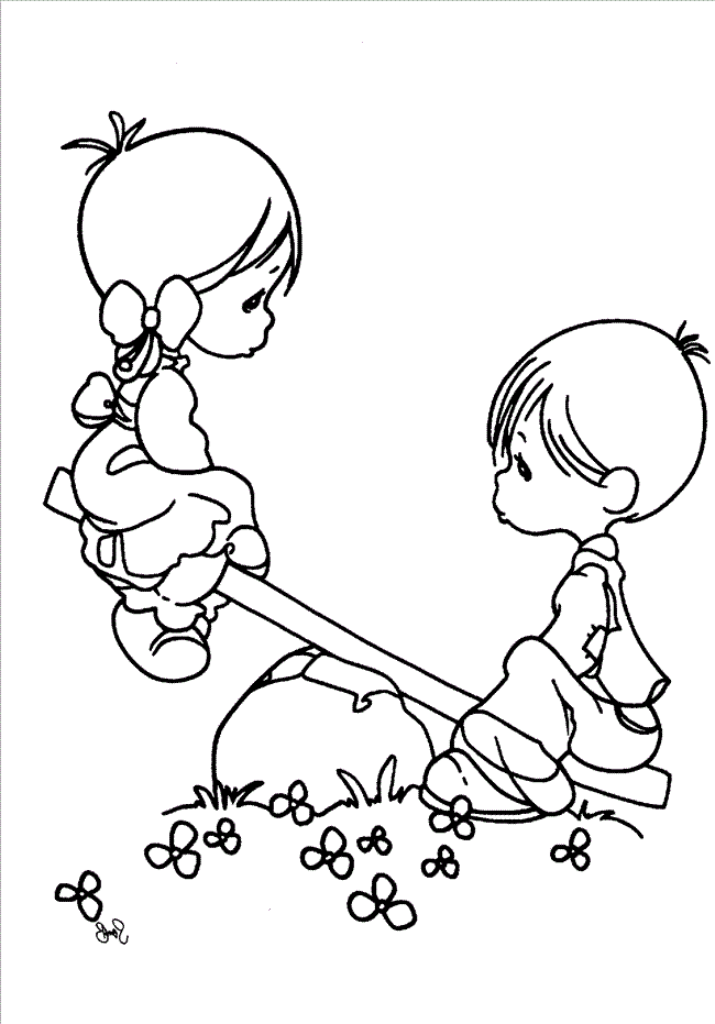 Precious Moments Coloring Pages Pictures