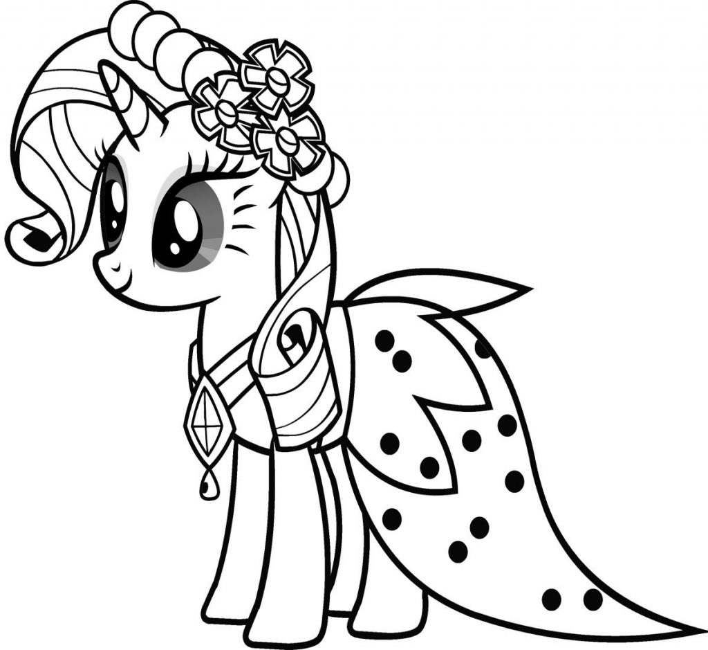 Print Free MLP Coloring Pages