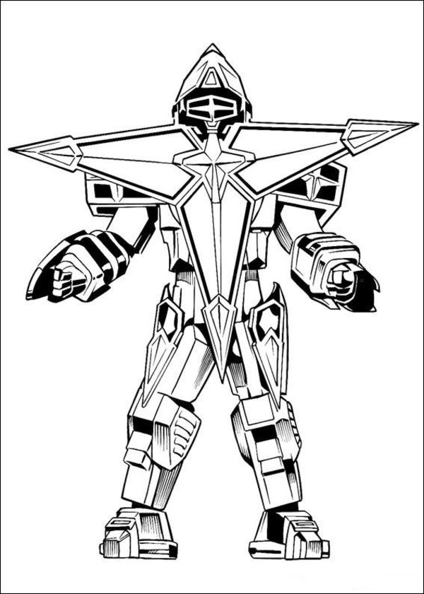 Print Power Rangers Coloring Pages