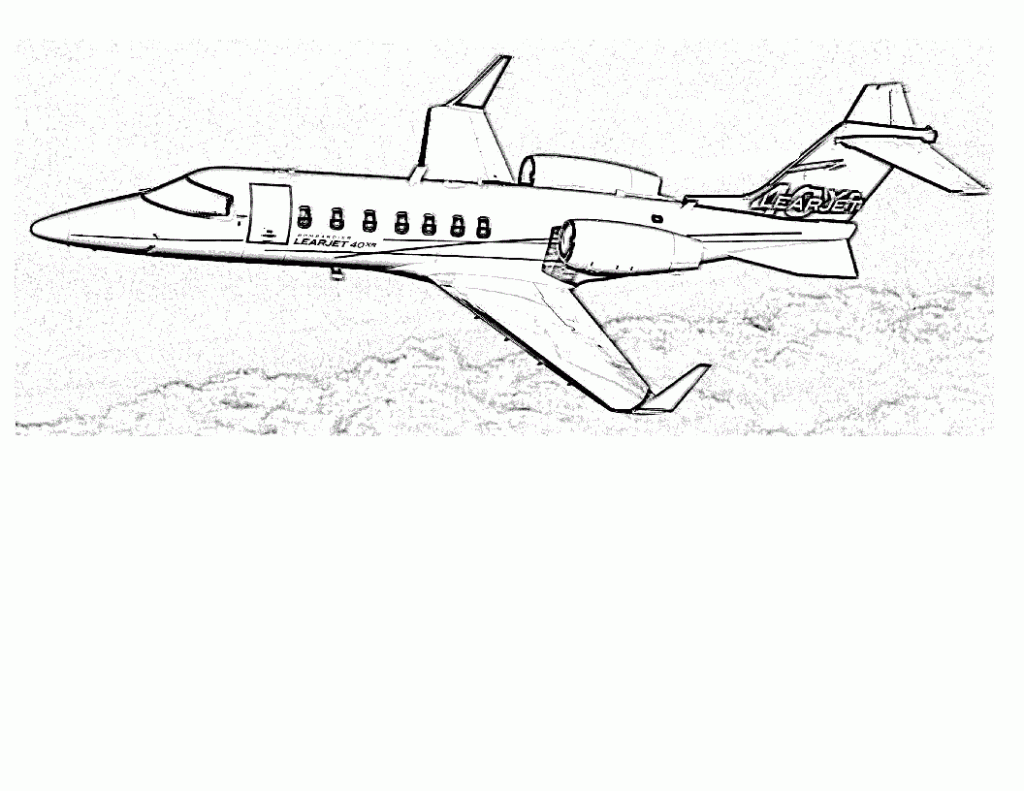 Printable Airplane Coloring Pages For Kids