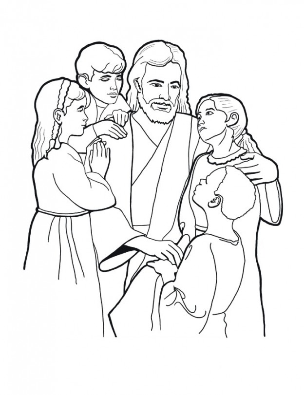 Bible Coloring Pages. Teach your Kids through Coloring.