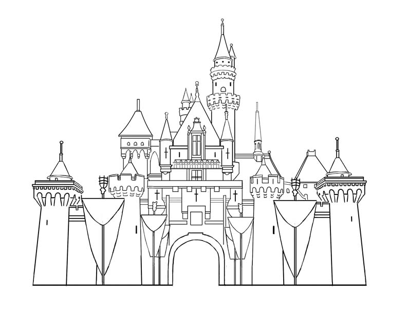 Free Printable Castle Coloring Pages For Kids