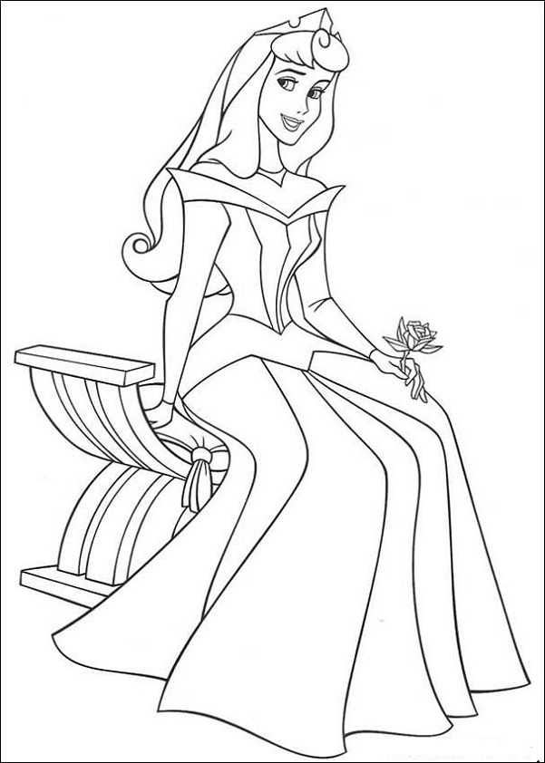 Printable Coloring Pages of Disney Princesses