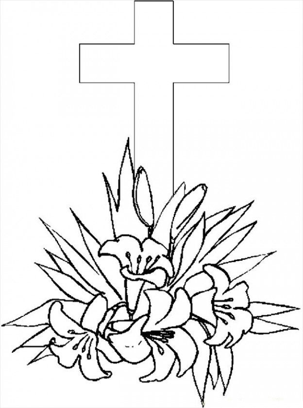 Free Printable Cross Coloring Pages For Kids