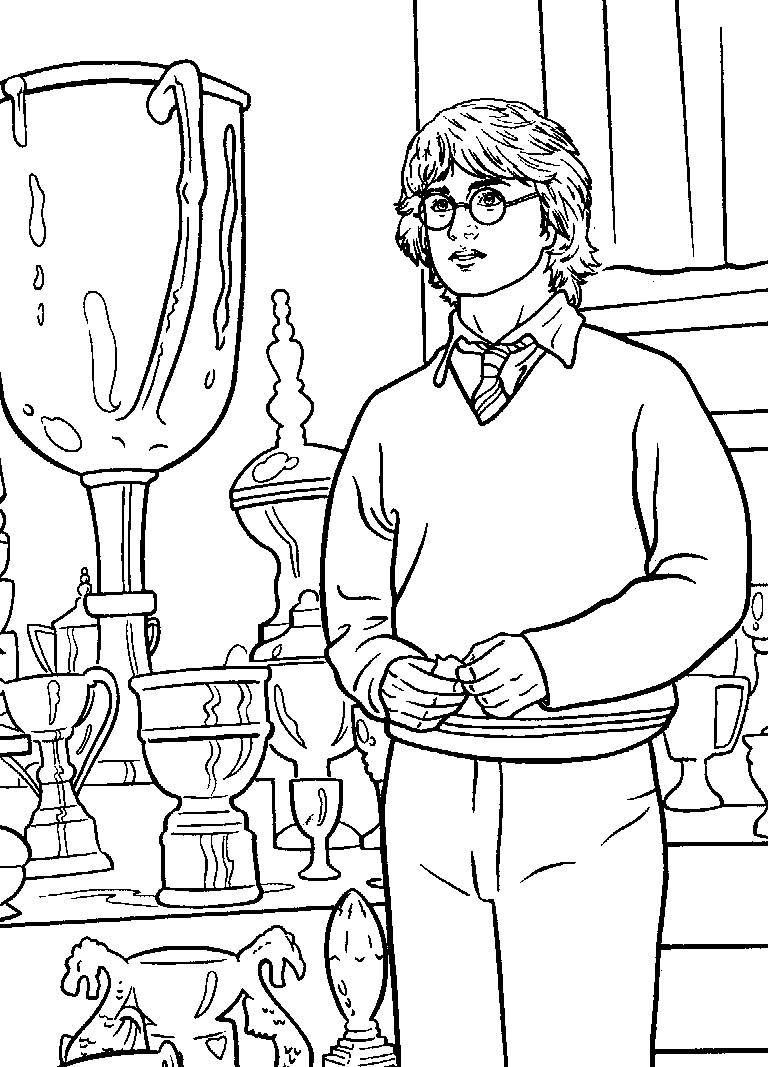 harry potter coloring pages online Free printable harry potter coloring pages for kids