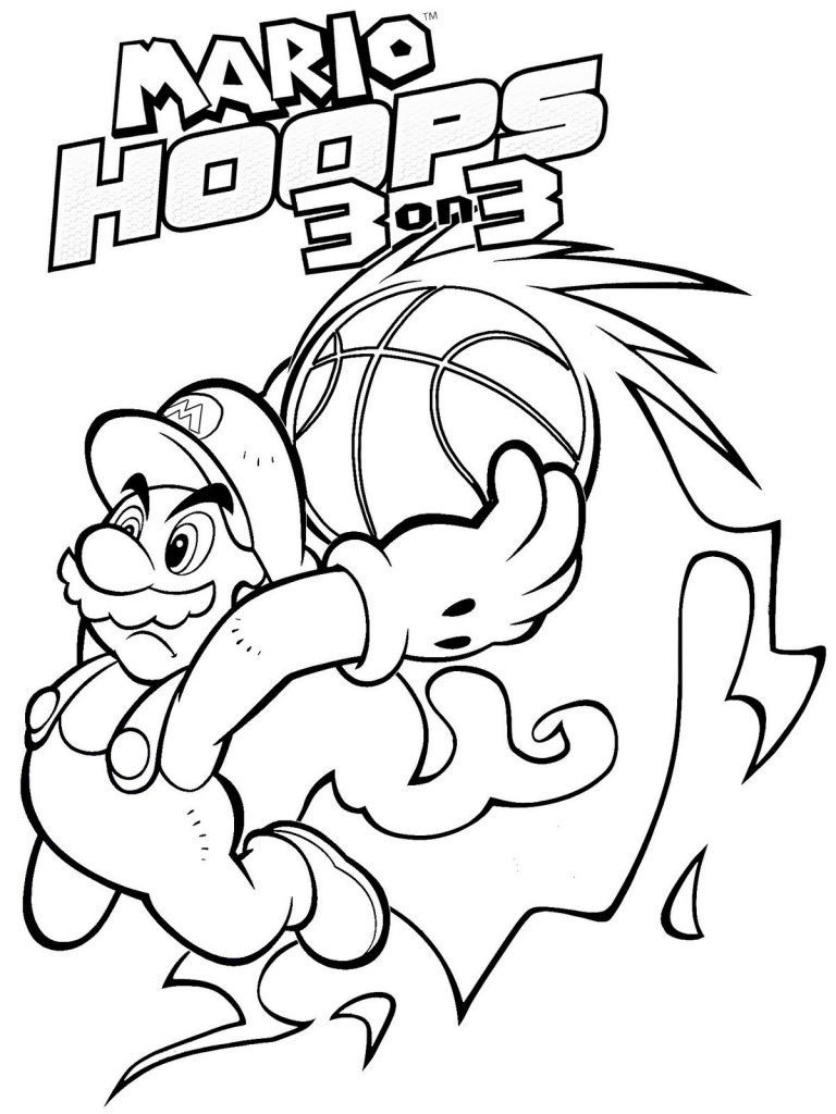 Printable Mario Coloring Pages