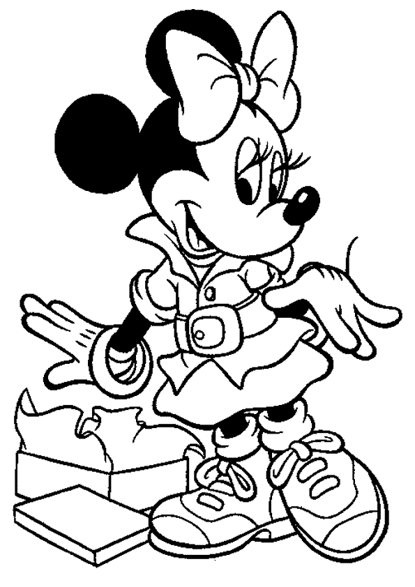 Free Printable Minnie Mouse Coloring Pages For Kids