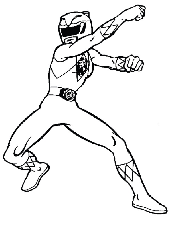 Printable Power Rangers Coloring Pages