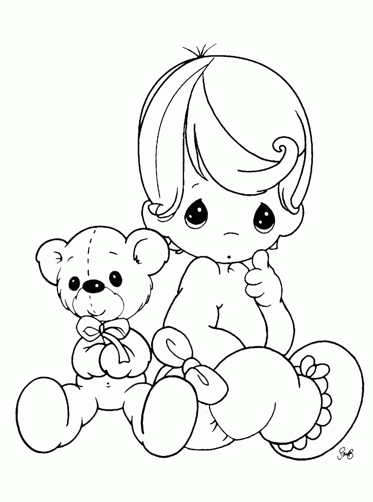 Printable Precious Moments Coloring Pages