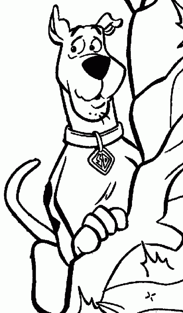 Printable Scooby Doo Coloring Pages