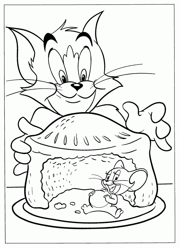 Printable Tom and Jerry Coloring Pages