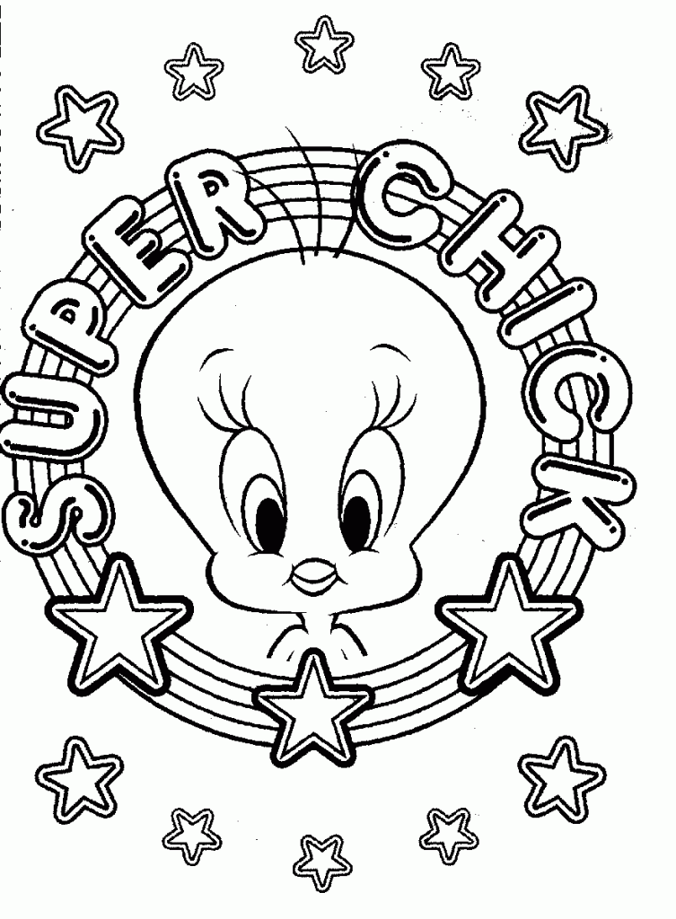 Printable Tweety Bird Coloring Pages