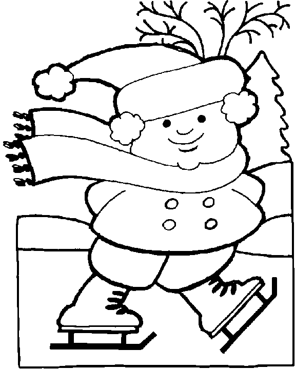 Printable Winter Coloring Pages