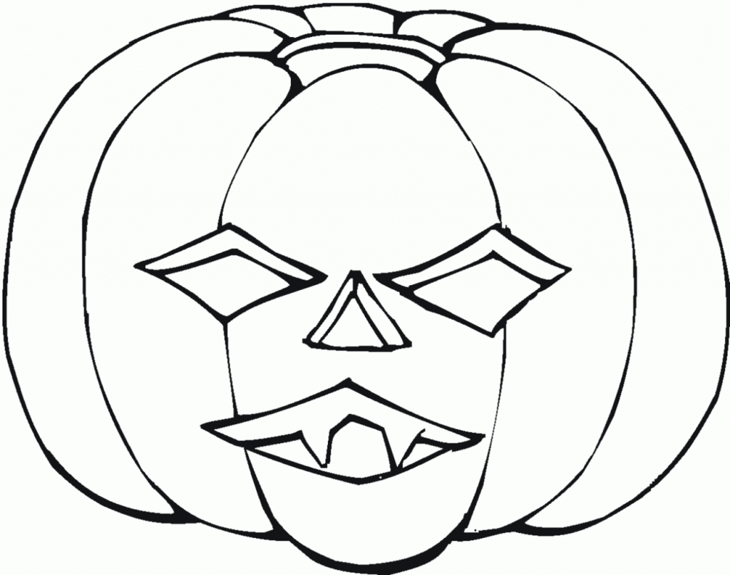 Pumpkin Coloring Pages For Kids