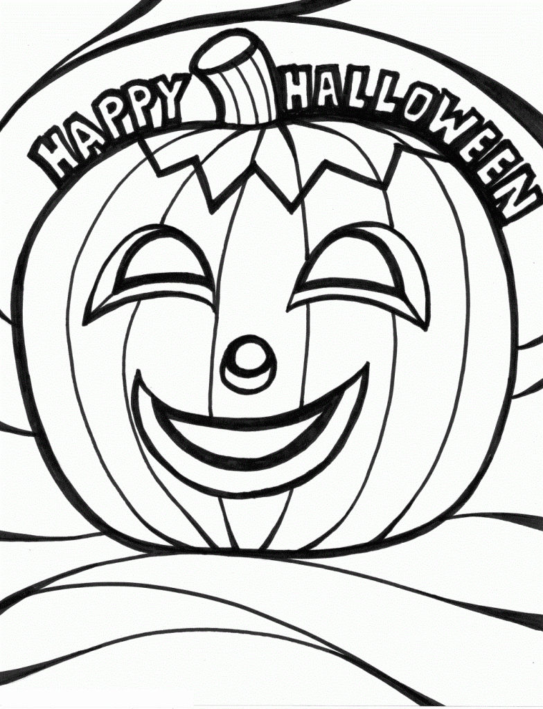 Pumpkin Halloween Coloring Pages