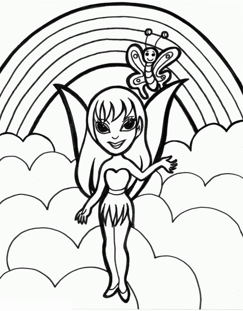 Rainbow Coloring Pages