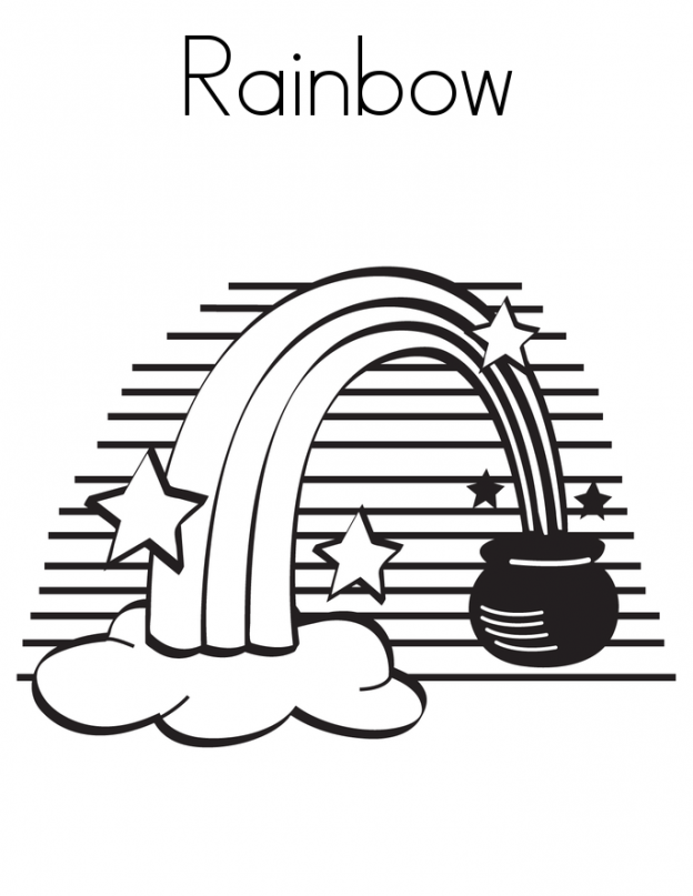 Free Printable Rainbow Coloring Pages For Kids