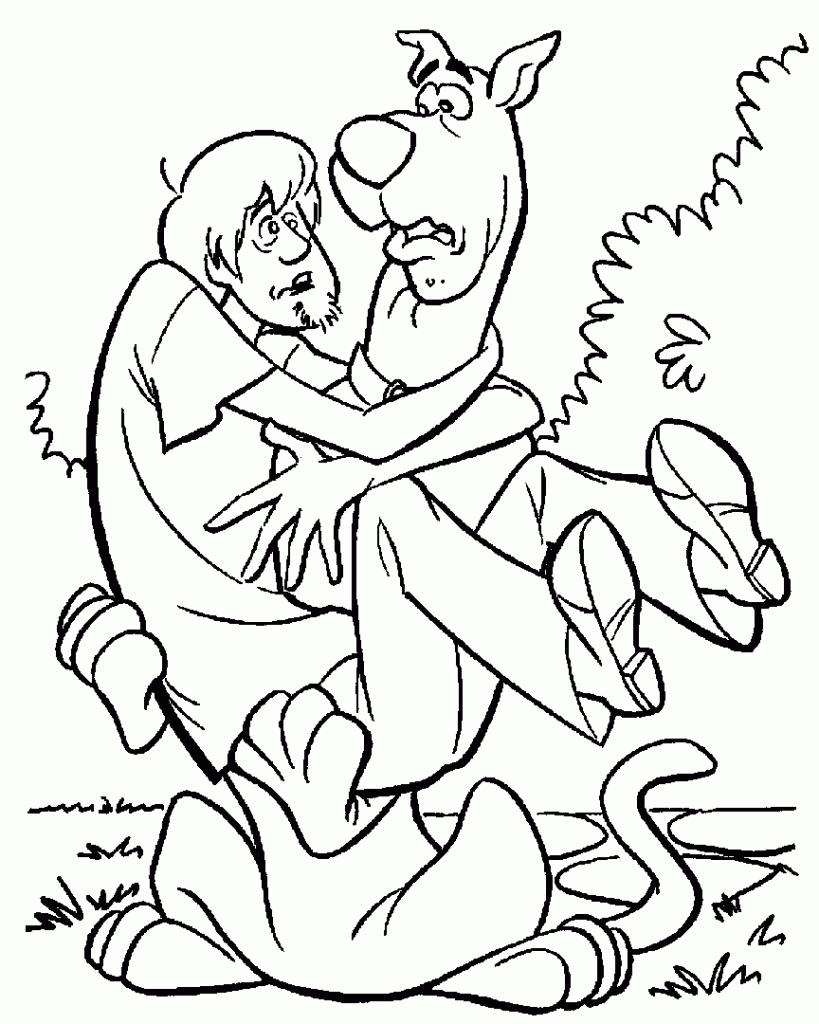 Scooby Doo Coloring Page