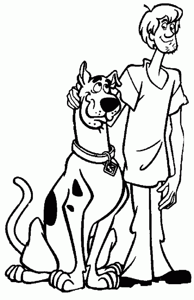 Scooby Doo Coloring Pages Printable