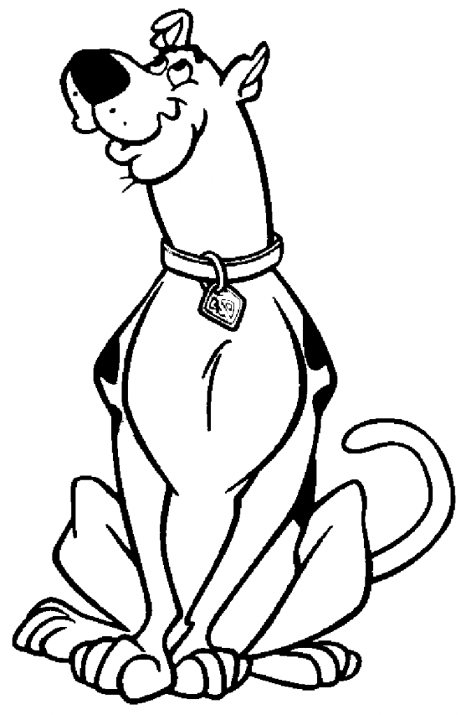 Scooby Doo Easter Coloring Pages