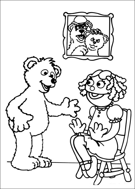 Sesame Street Coloring Pages Free