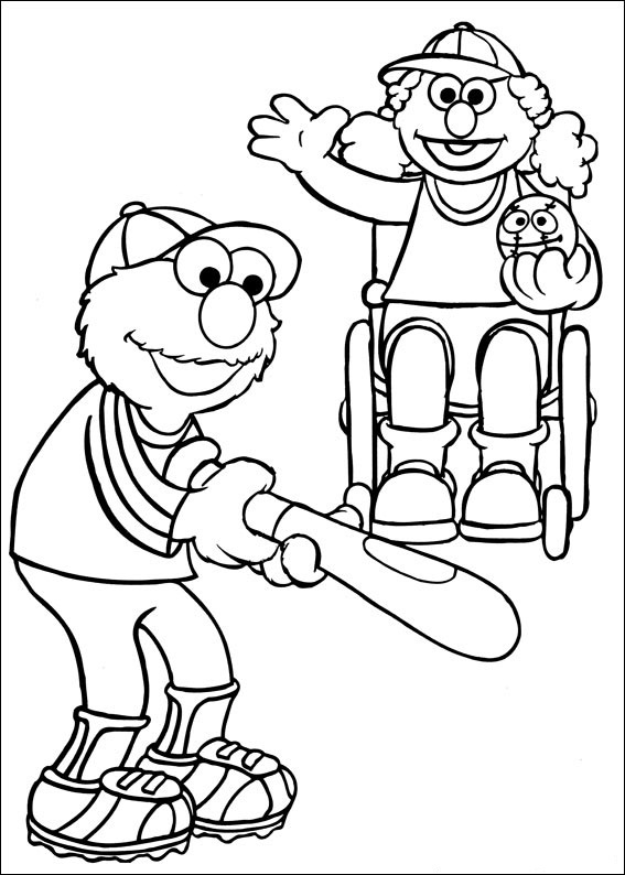 Sesame Street Coloring Pages Images