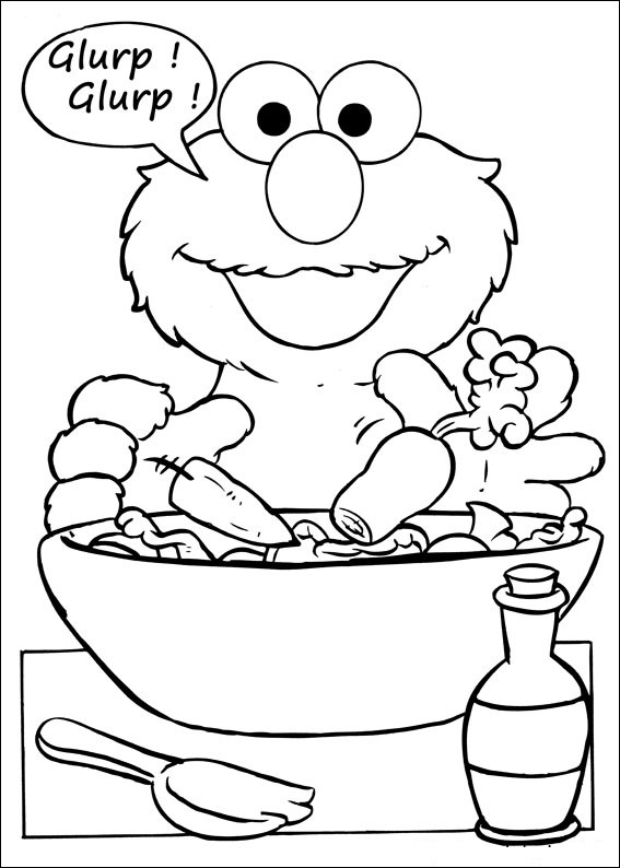Sesame Street Coloring Pages Photos