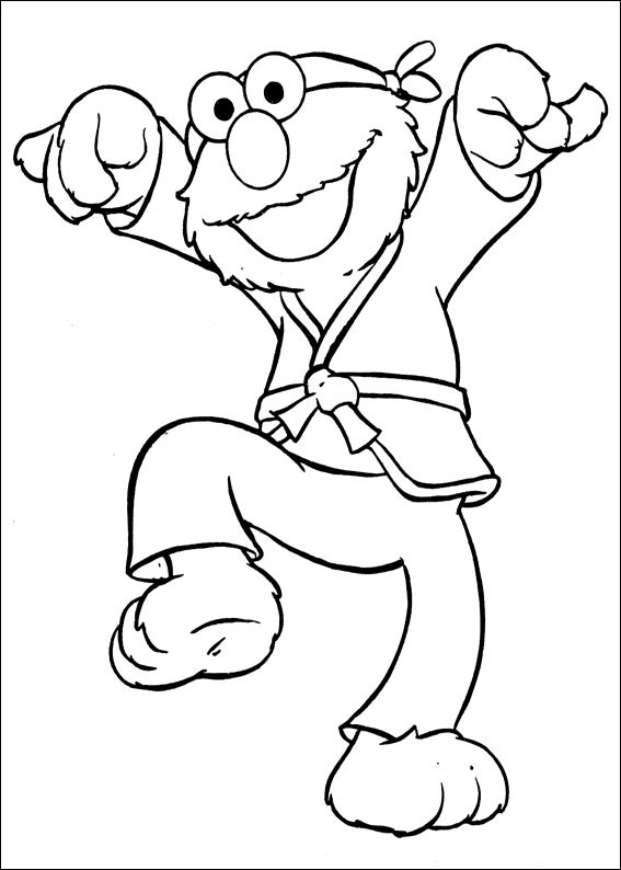 Sesame Street Coloring Pages Pictures
