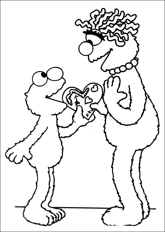 Sesame Street Free Coloring Pages