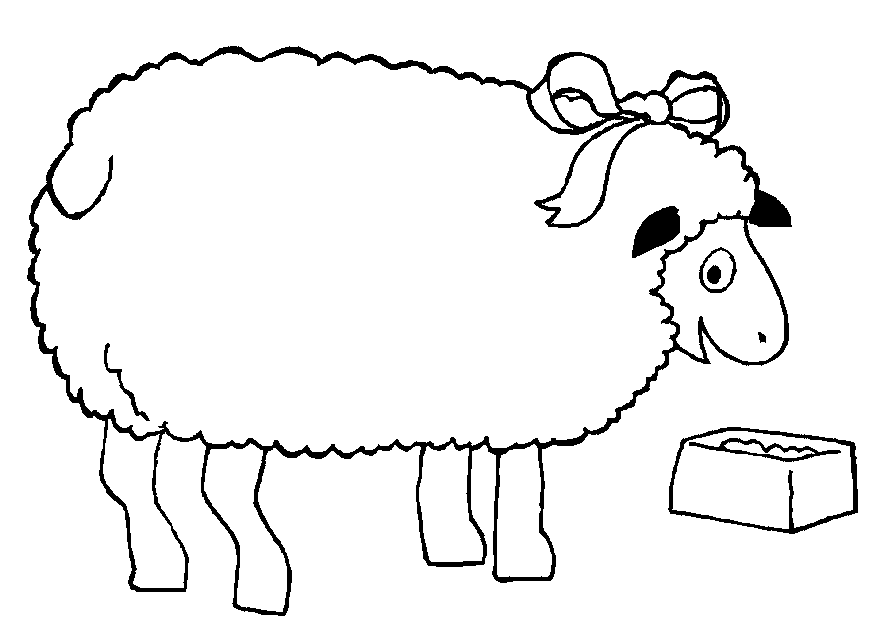 Sheep Coloring Pages Photos