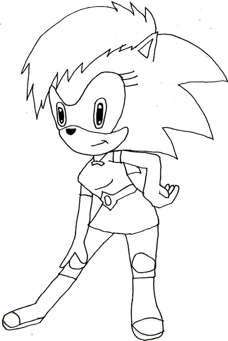 Printable Sonic the Hedgehog Amy Rose Coloring pages - Free Kids Coloring  Pages Printable