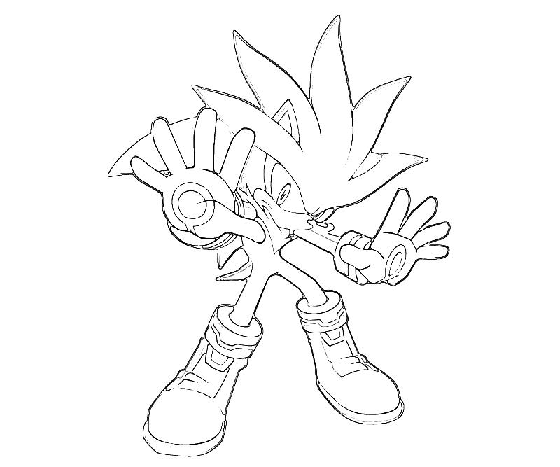 Silver Sonic Coloring Pages - Get Coloring Pages