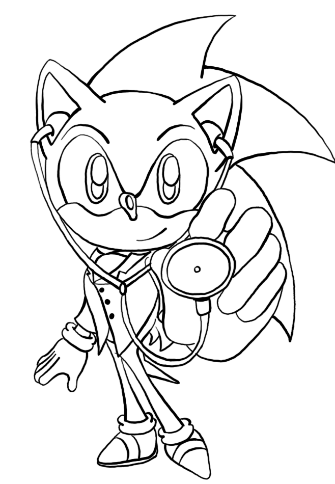 Download Free Printable Sonic The Hedgehog Coloring Pages For Kids