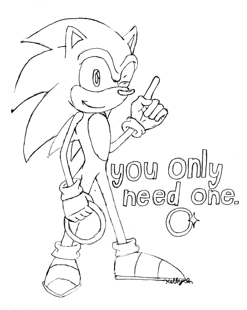 Free Printable Sonic The Hedgehog Coloring Pages For Kids