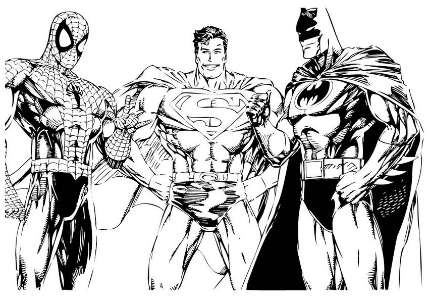 superman coloring pages