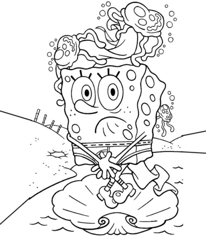 Spongebob Squarepants Coloring Page Pictures