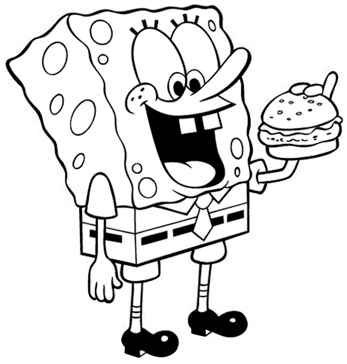 Printable Spongebob Coloring Pages PDF Ideas - Coloringfolder.com