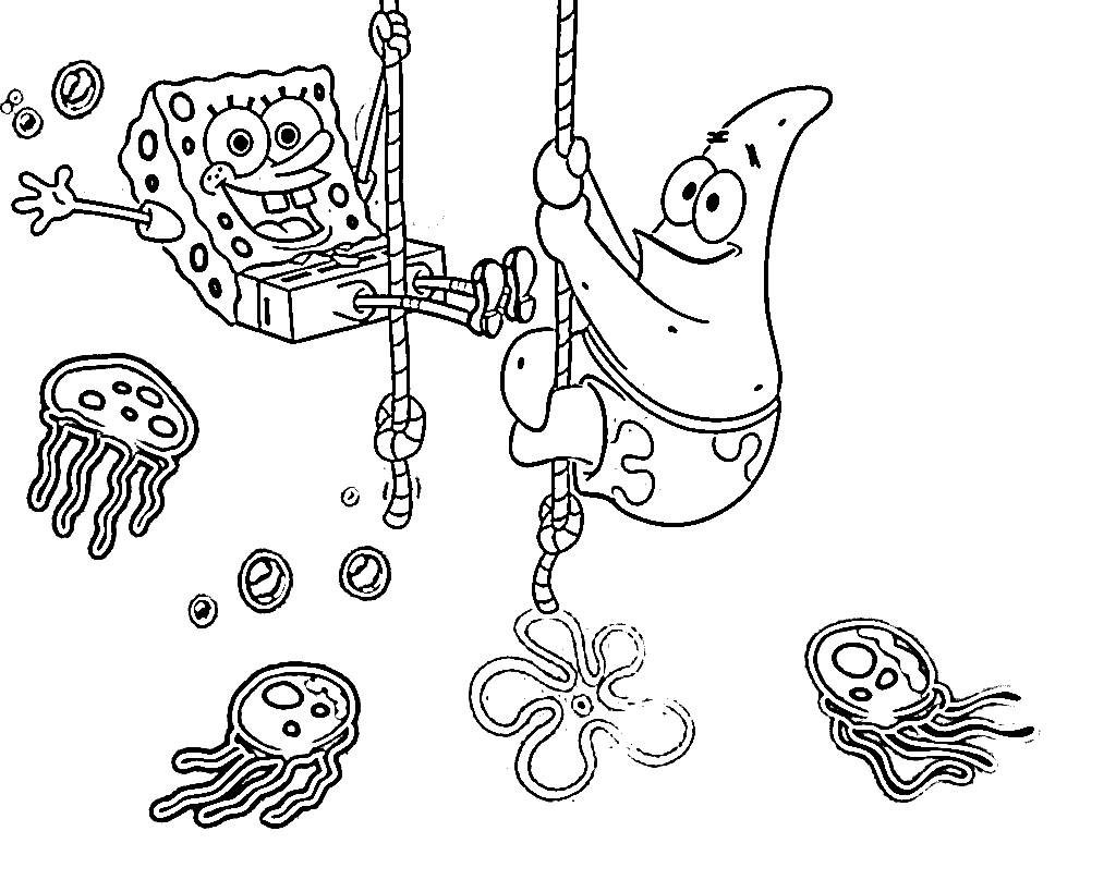 Spongebob Squarepants Coloring Pages Online