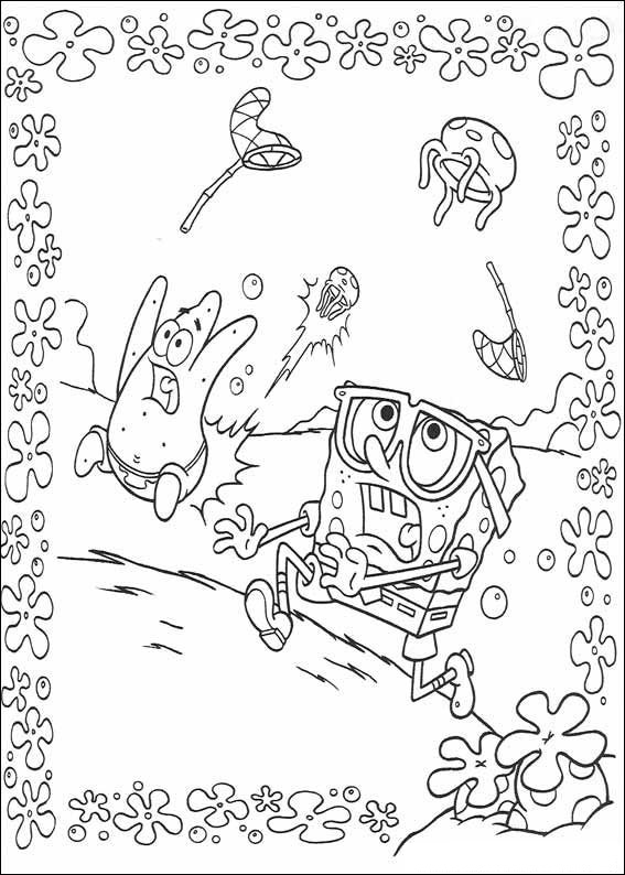 Spongebob Squarepants Coloring Pages Pictures