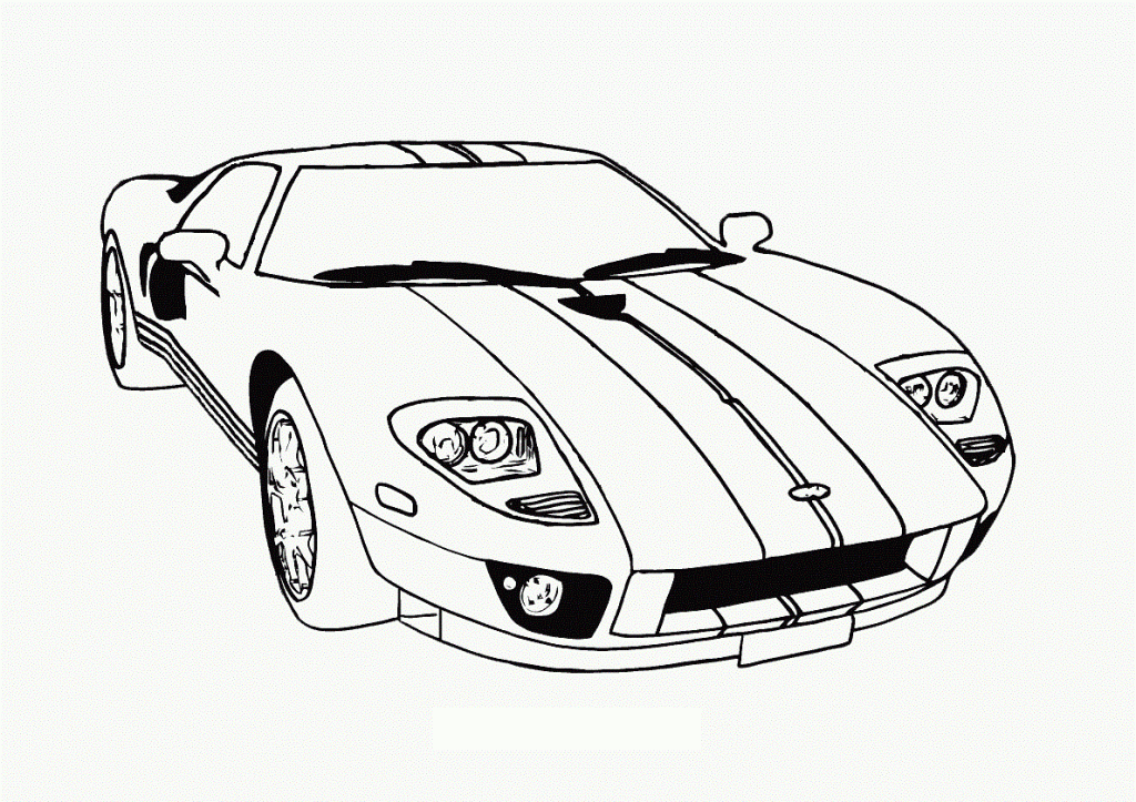 Sport Car Coloring Pages