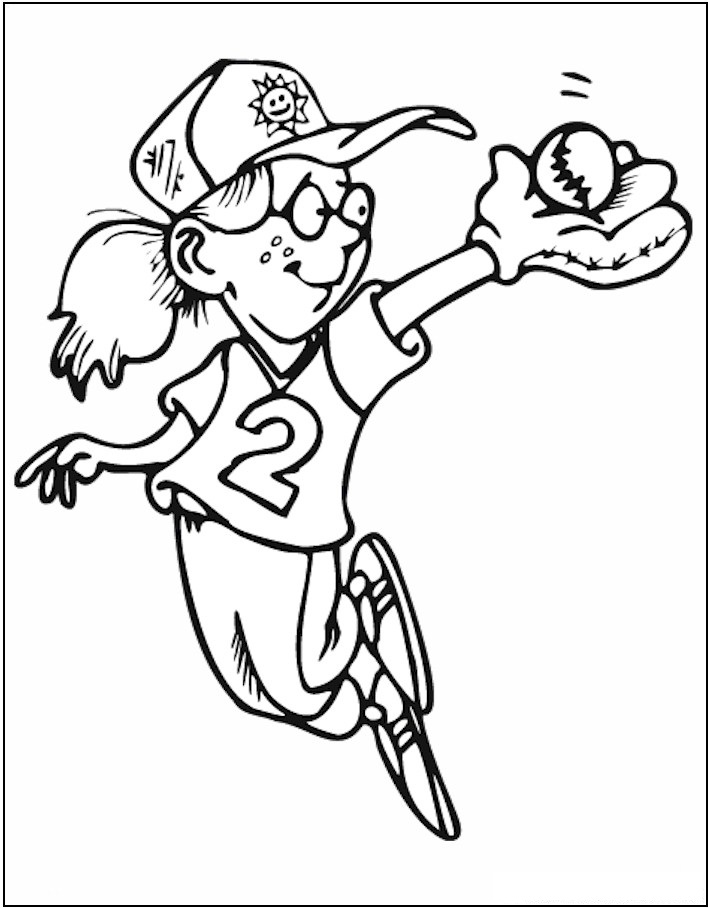 Sports Coloring Pages For Kids