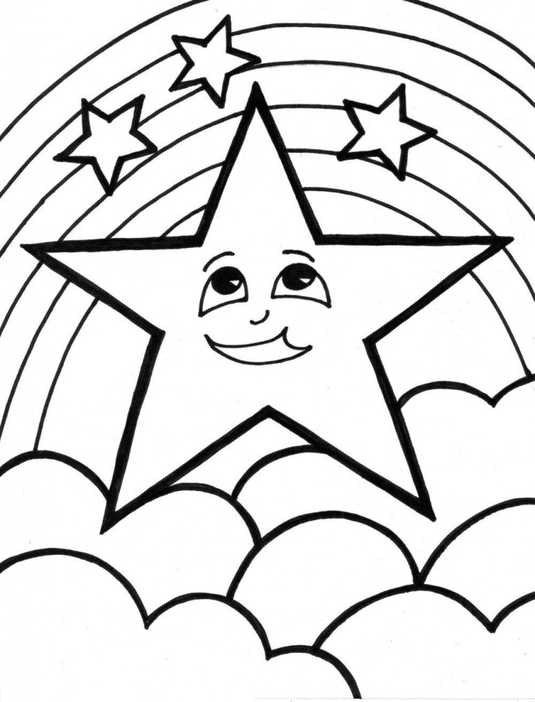 Star Coloring Pages Printable