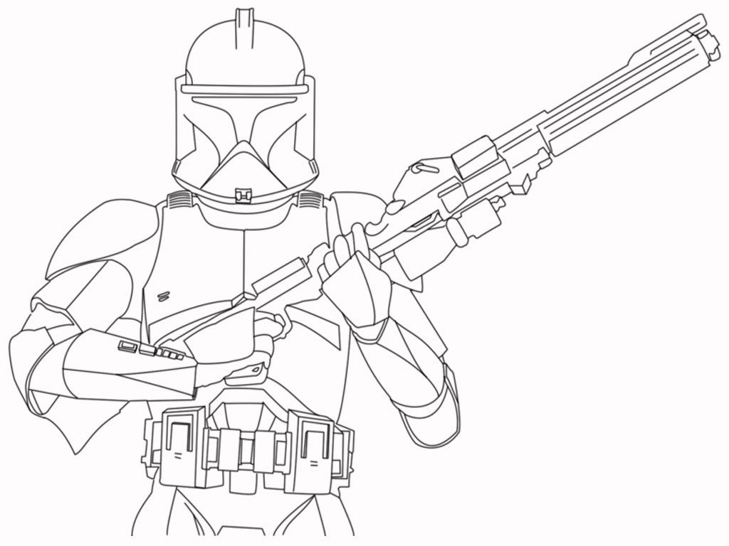 Stormtrooper Coloring page