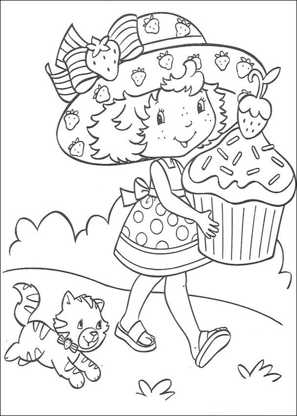 Strawberry Shortcake Coloring Pages Online