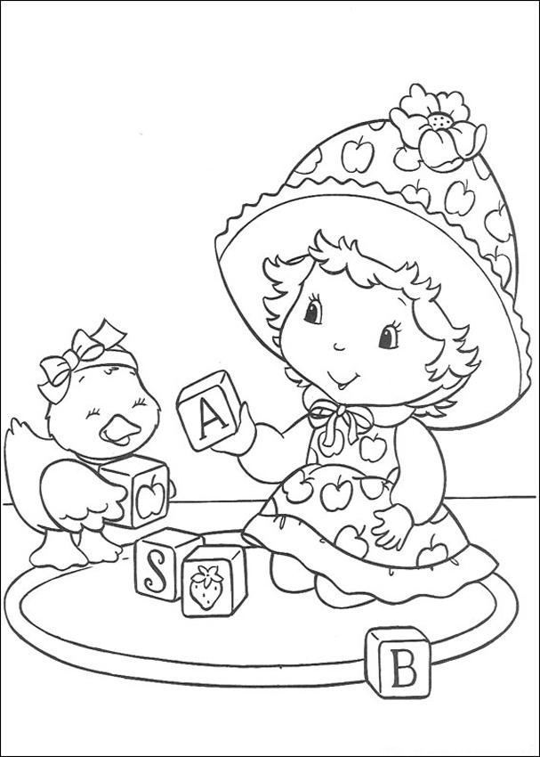 Strawberry Shortcake Coloring Pages Pictures