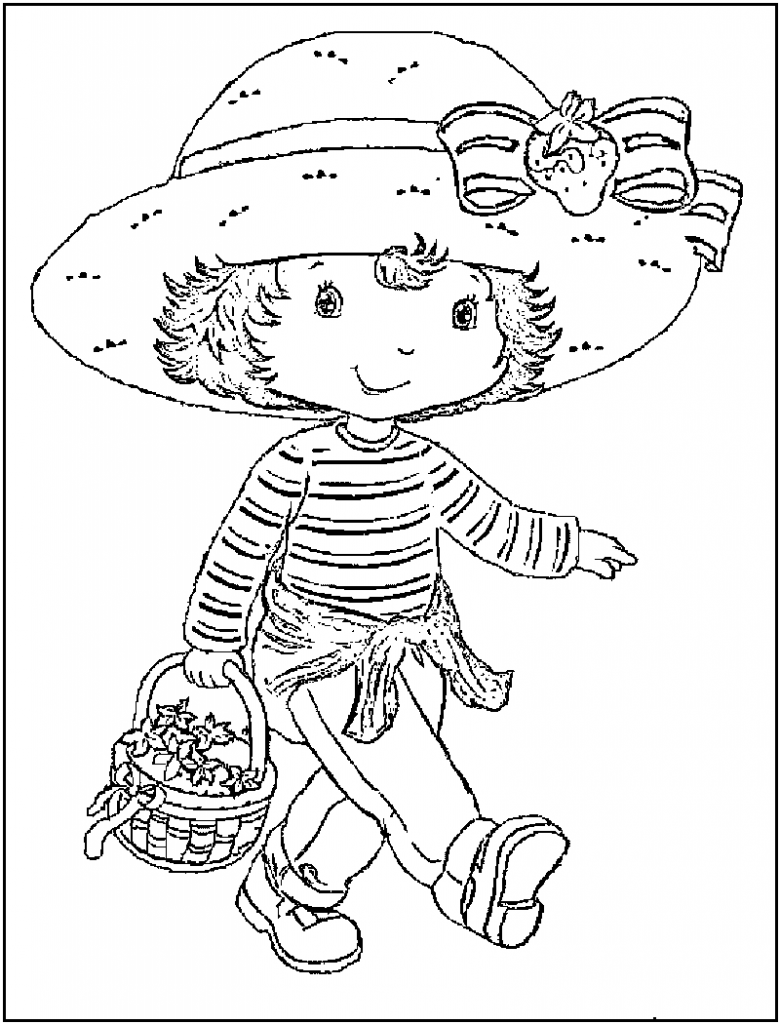 Strawberry Shortcake Princess Coloring Pages