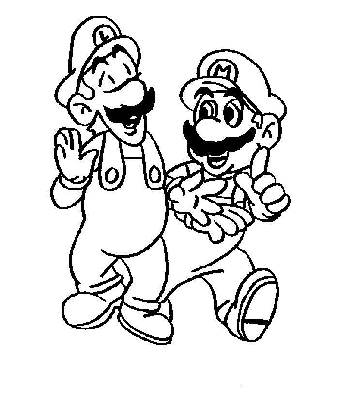 mario coloring pages